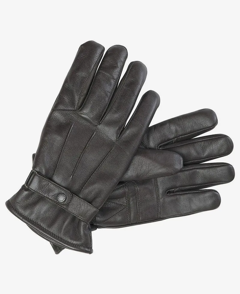 Barbour Burnished Leather Thinsulate Gloves
